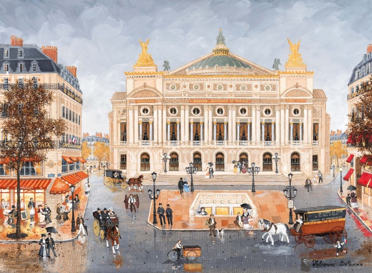 Puzzle en bois 250 pièces Place de l'opéra