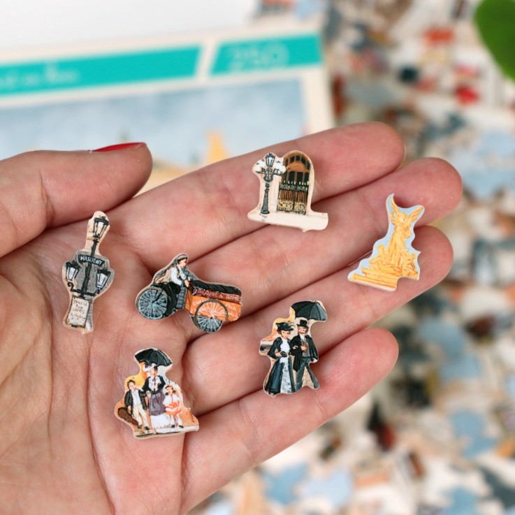 Puzzle en bois 250 pièces Place de l'opéra