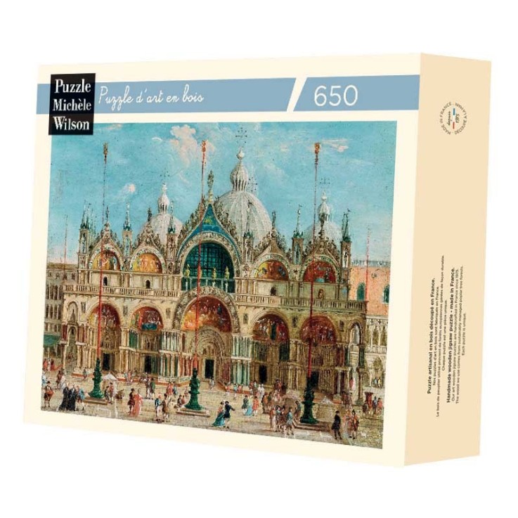 Puzzle en bois 650 pièces La basilique saint-Marc