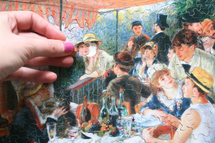 Puzzle en bois 250 pièces le déjeuner des canotiers