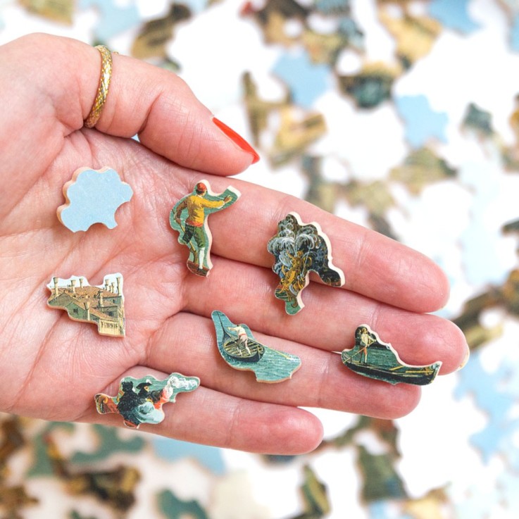 Puzzle en bois 250 pièces Regate sur le grand canal