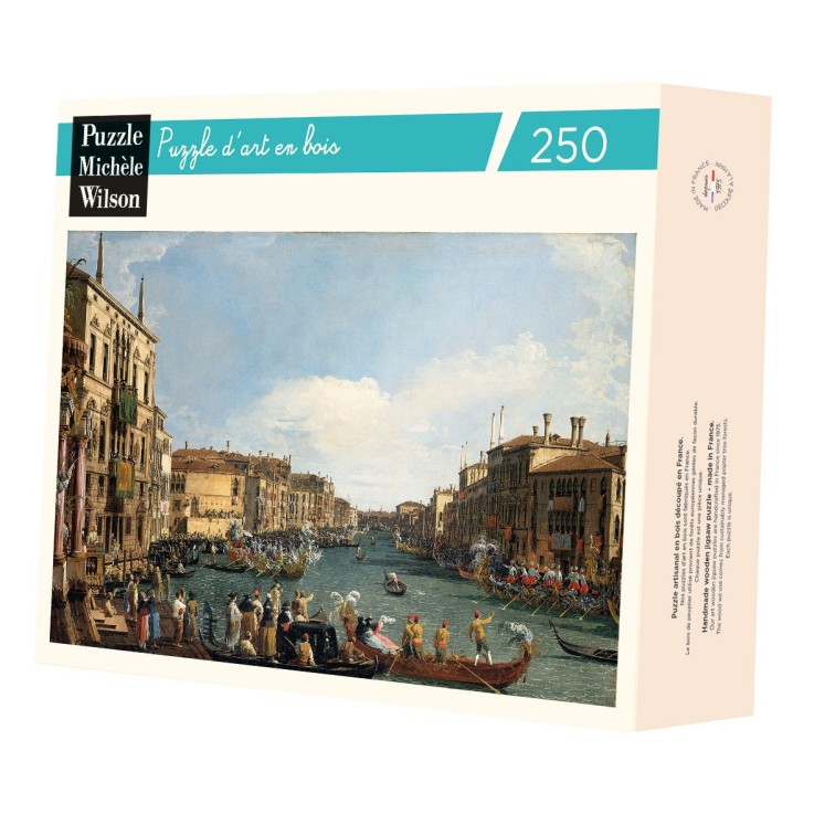 Puzzle en bois 250 pièces Regate sur le grand canal