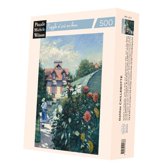 Puzzleen bois 500 pièces Les Dalias