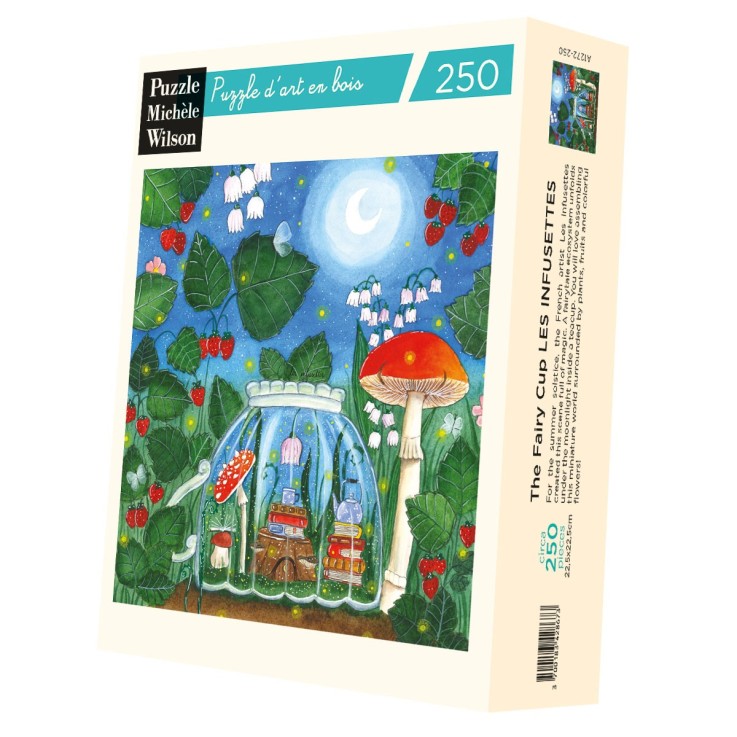 Puzzle en bois 250 pièces La tasse des ées