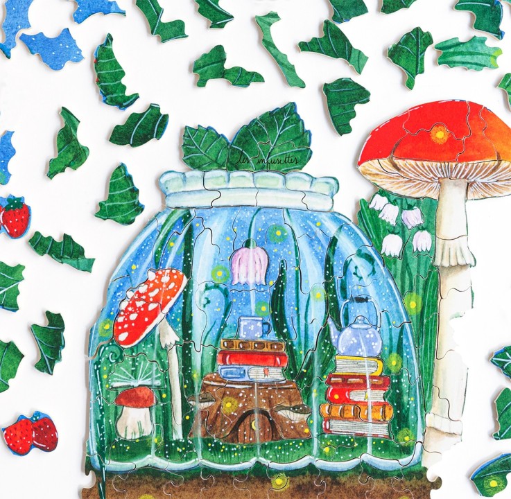 Puzzle en bois 250 pièces La tasse des ées