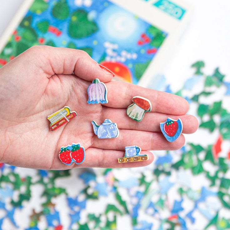 Puzzle en bois 250 pièces La tasse des ées