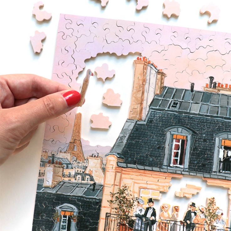 Puzzle en bois 350 pièces Chez Madame