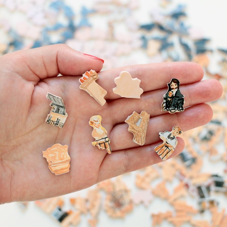 Puzzle en bois 350 pièces Chez Madame