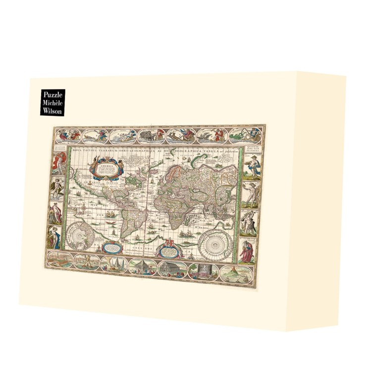 Puzzle en bois 5000 pièces Grande carte du monde