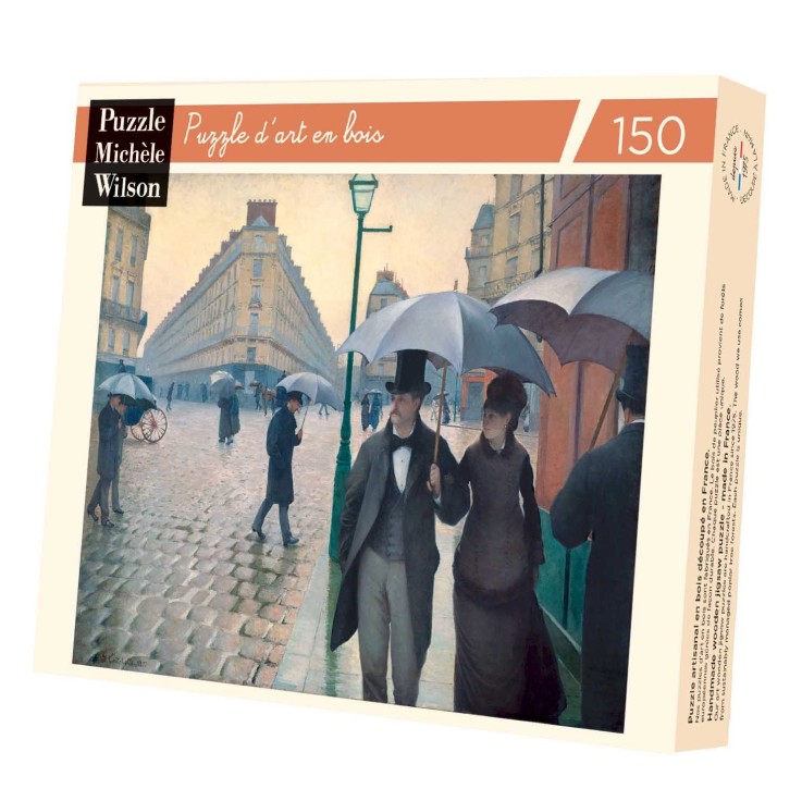 Puzzle en bois 150 pièces Paris temps de pluie