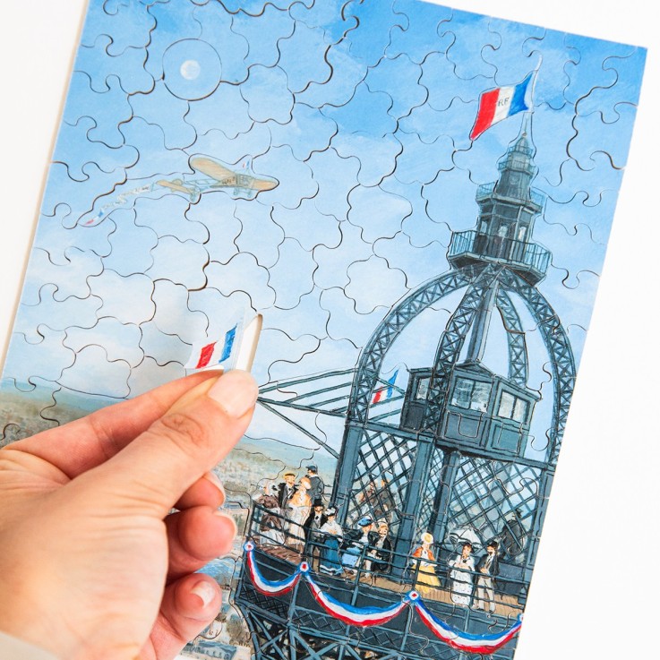 Puzzle en bois 150 pièces Le sommet de la Tour Eiffel