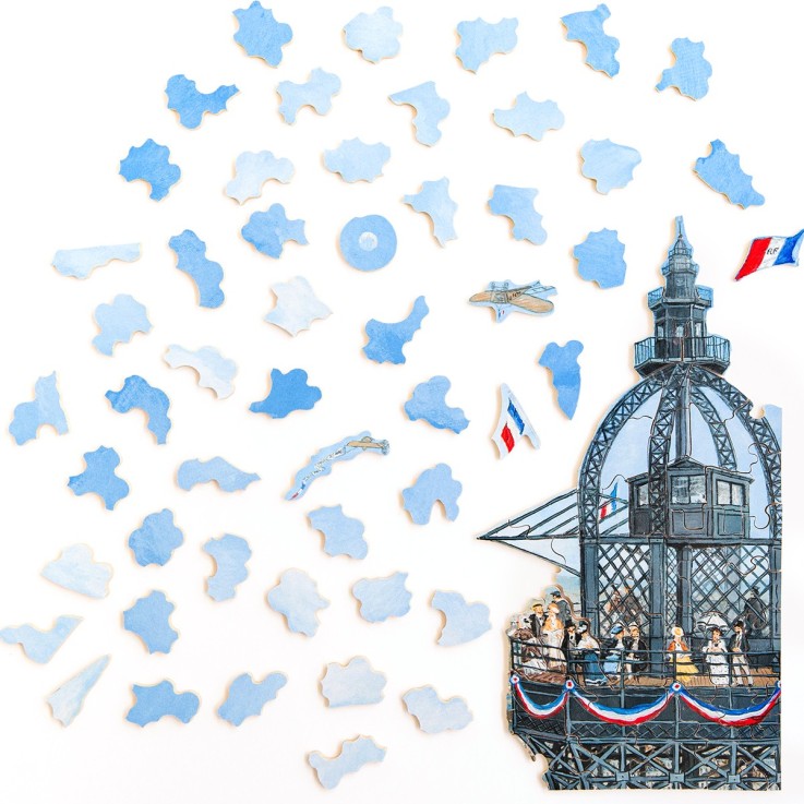 Puzzle en bois 150 pièces Le sommet de la Tour Eiffel