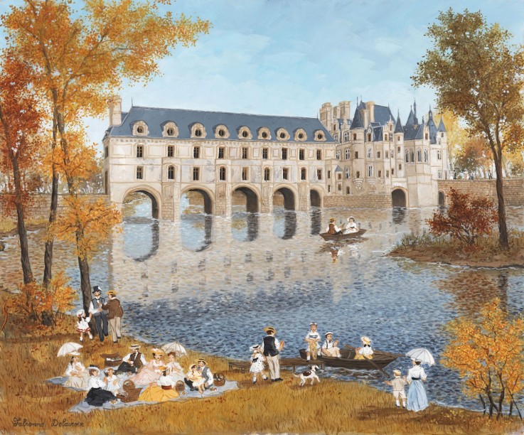 Puzzle en bois 350 pièces Le château de Chenonceau hc