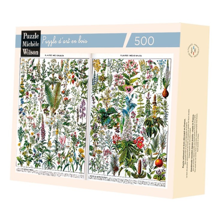 Puzzle en bois 500 pièces Plantes medicinales