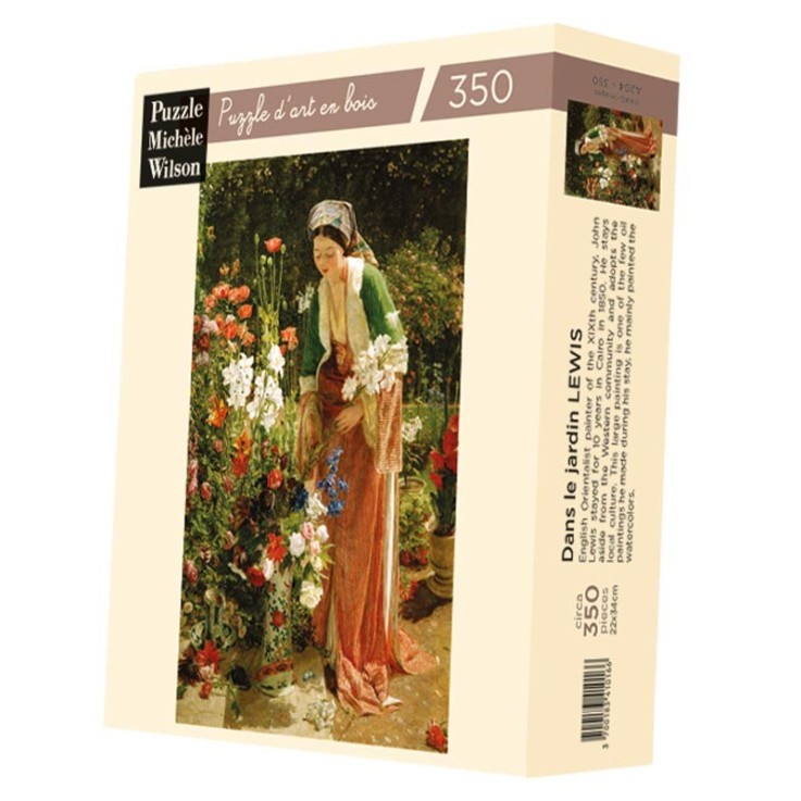 Puzzle en bois 350 pièces Dans le jardin