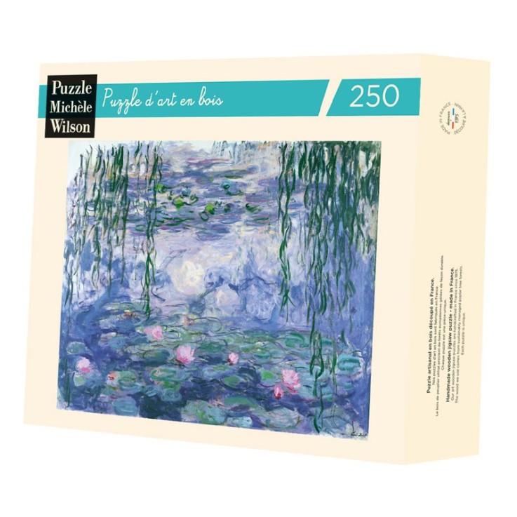 Puzzle en bois 250 pièces Nympheas et Saule