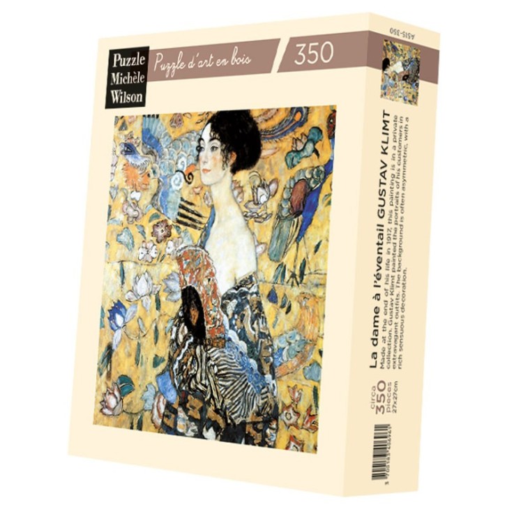 Puzzle en bois 350 pièces La dame à l'éventail