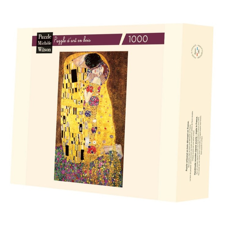 Puzzle en bois 1000 pièces Le baiser - KLIMT