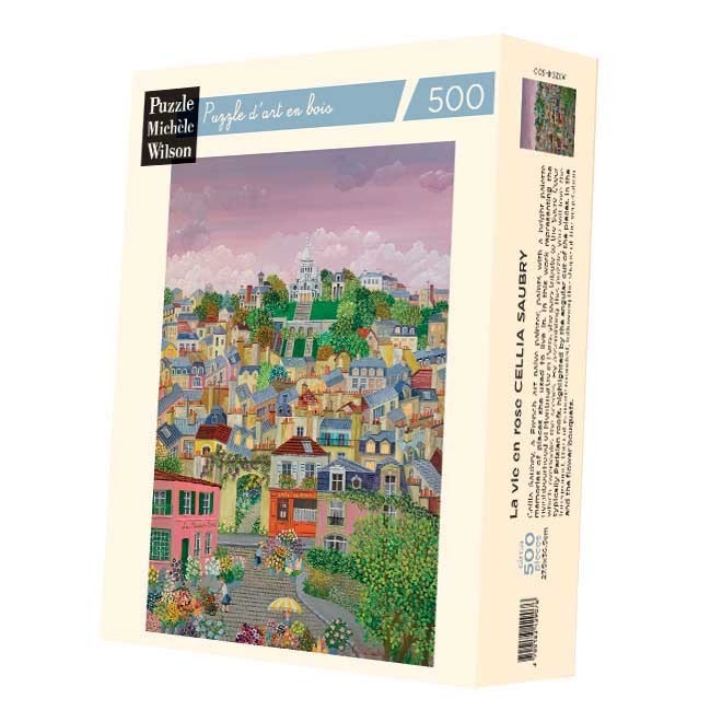 Puzzle en bois 500 pièces La vie en rose