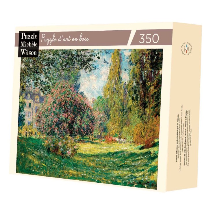 Puzzle en bois 350 pièces Paysage le parc Monceau