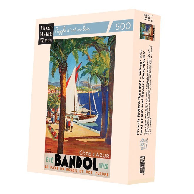 Puzzle en bois 500 pièces Bandol