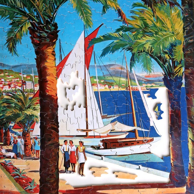 Puzzle en bois 500 pièces Bandol