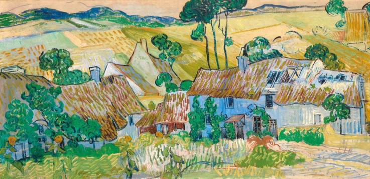 Puzzle en bois 1000 pièces Fermes près d'Auvers