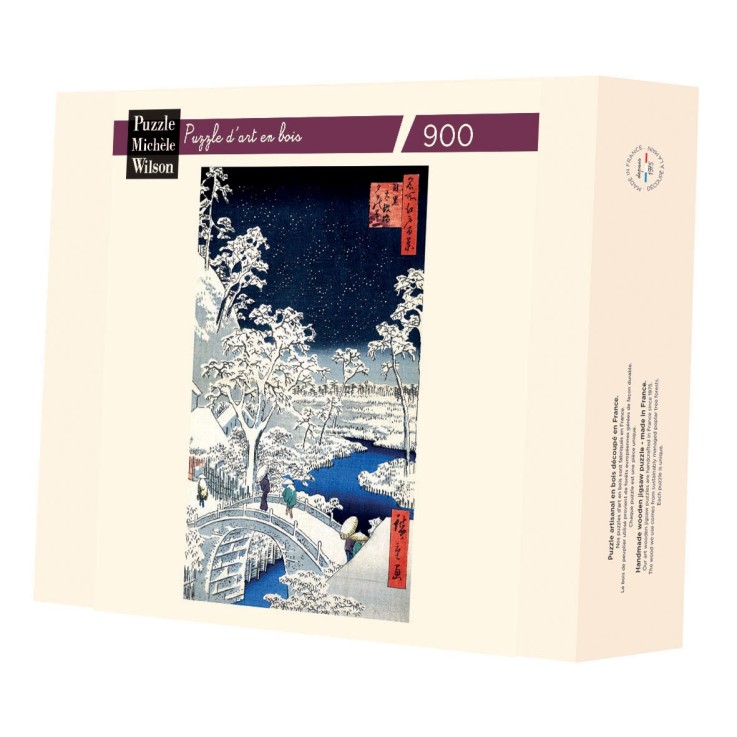 Puzzle en bois 900 pièces Le pont à Meguro