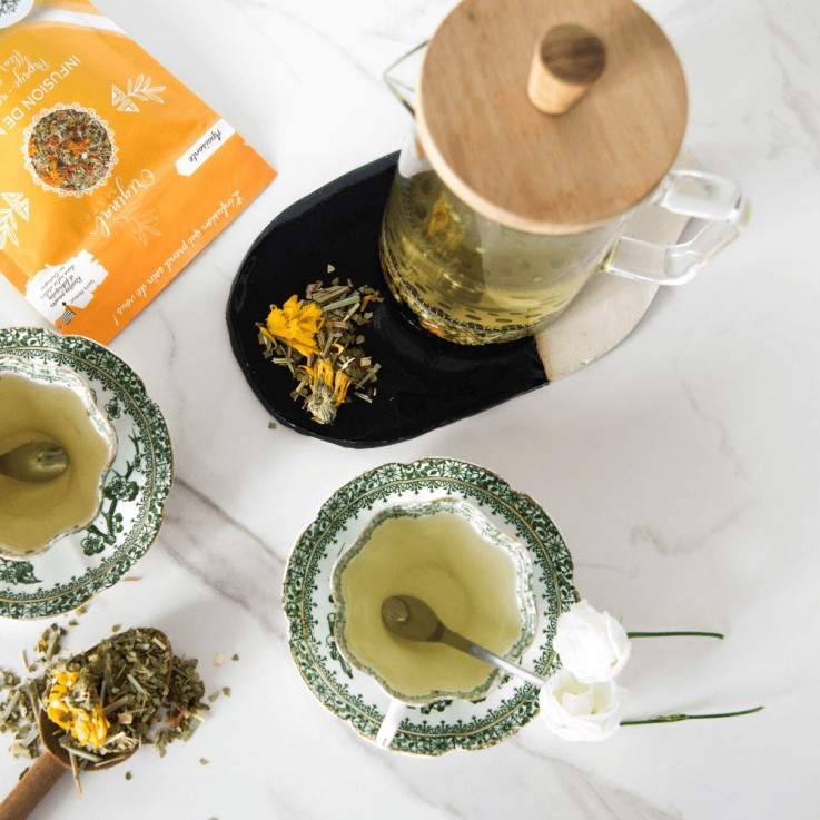 Infusion de maté Bio - Papaye, ananas, fleur de souci (70g)