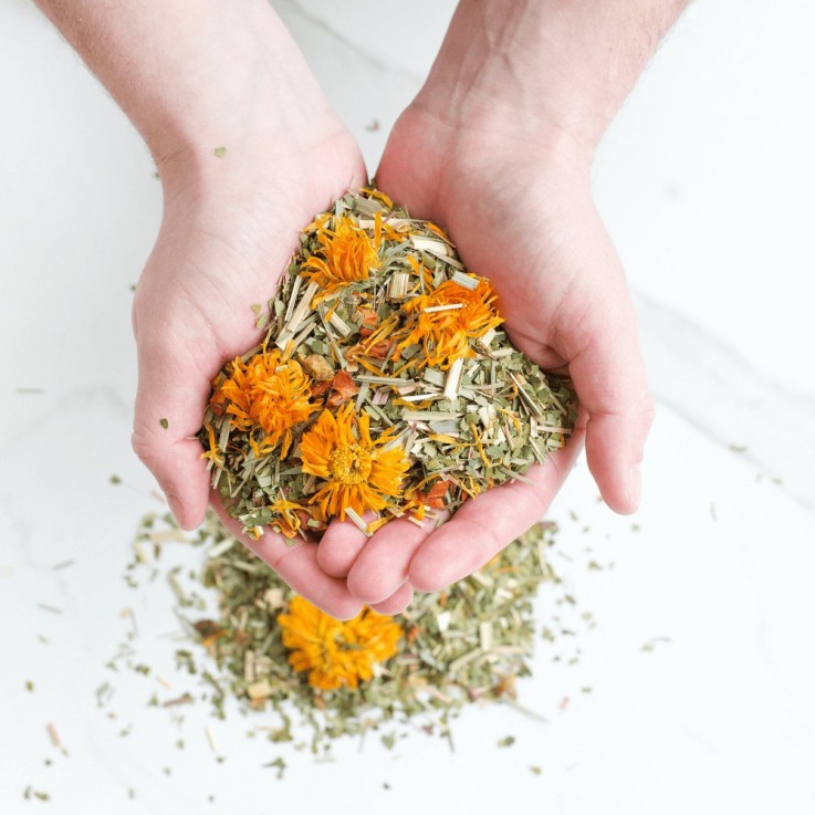 Infusion de maté Bio - Papaye, ananas, fleur de souci (70g)