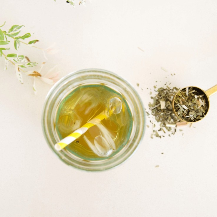 Infusion de maté Bio - Glacé Menthe, Citron, Basilic (70g)