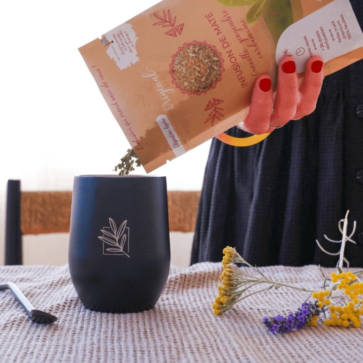 Infusion de maté Bio - Cannelle, gingembre, cardamome (70g)