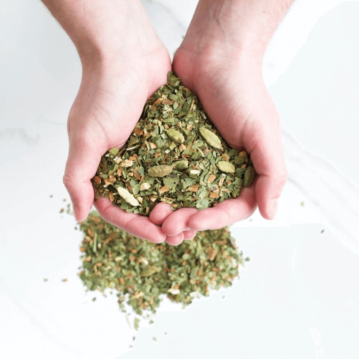 Infusion de maté Bio - Cannelle, gingembre, cardamome (70g)