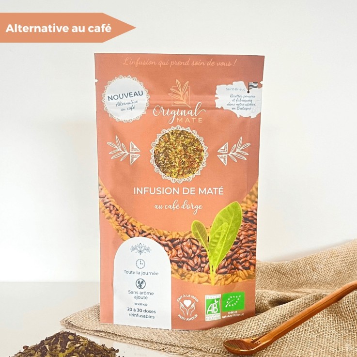 Infusion de maté Bio - Café d'orge (100g)