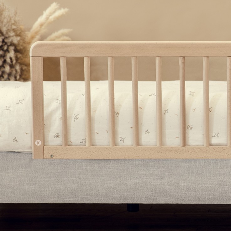 Barrière anti chute de lit Turia en bois massif 110 cm