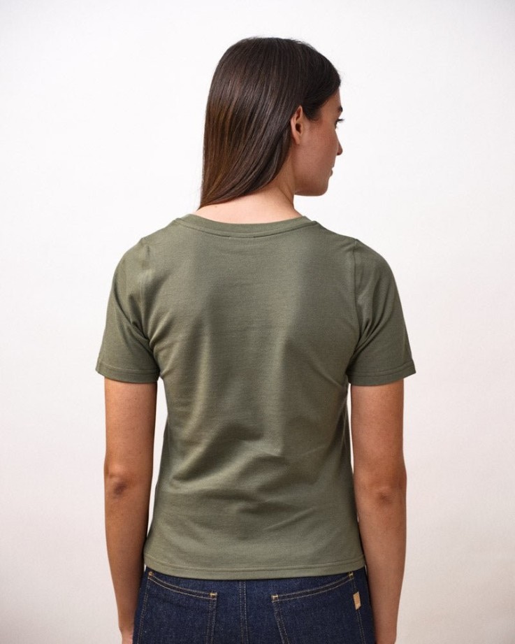 T-shirt maille piquée Adèle Coton Bio