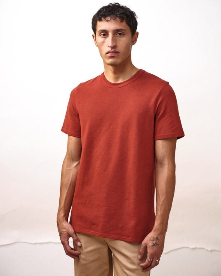 T-shirt maille piquée Romain Coton Bio