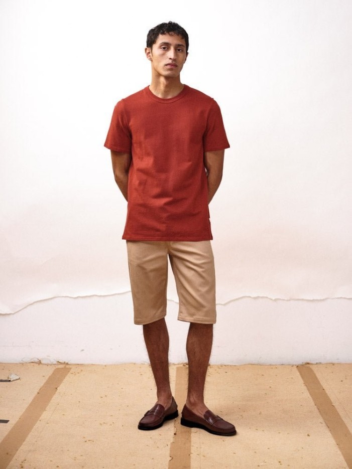 T-shirt maille piquée Romain Coton Bio