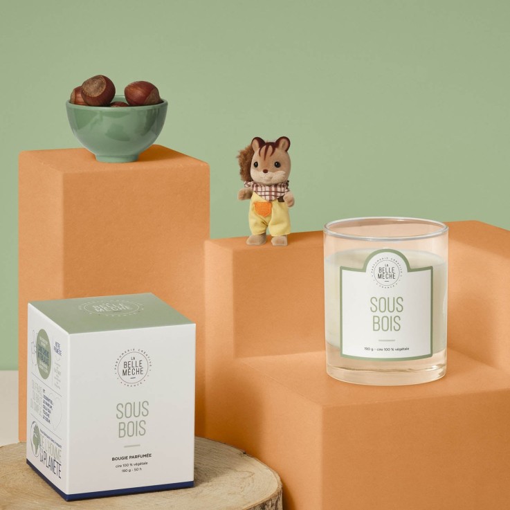 Bougie parfumée sous bois (190g)
