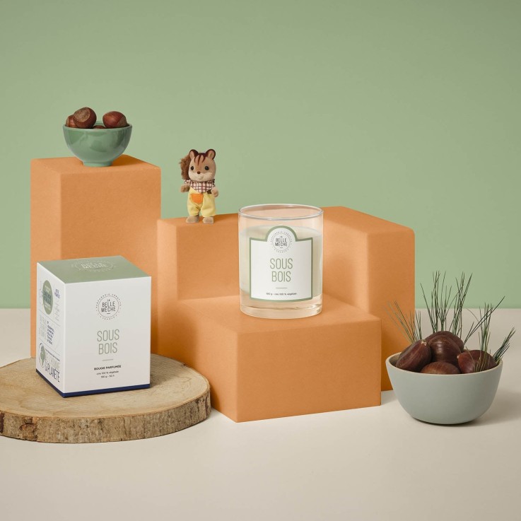 Bougie parfumée sous bois (190g)