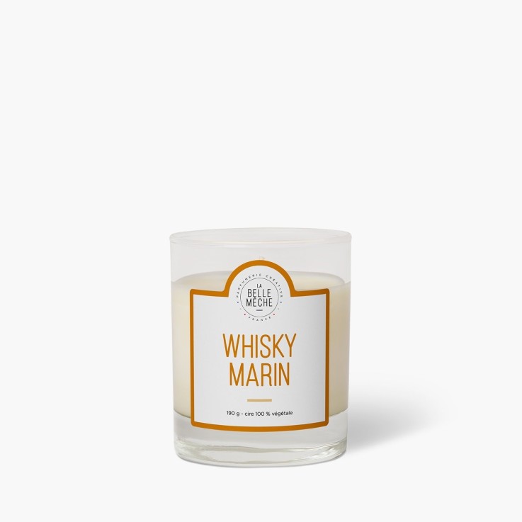 Bougie parfumée whisky marin (190g)