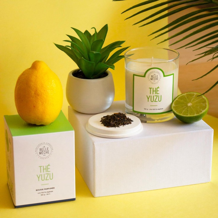 Bougie parfumée thé yuzu (190g)