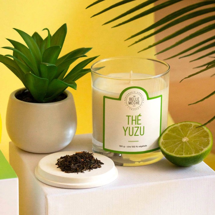 Bougie parfumée thé yuzu (190g)