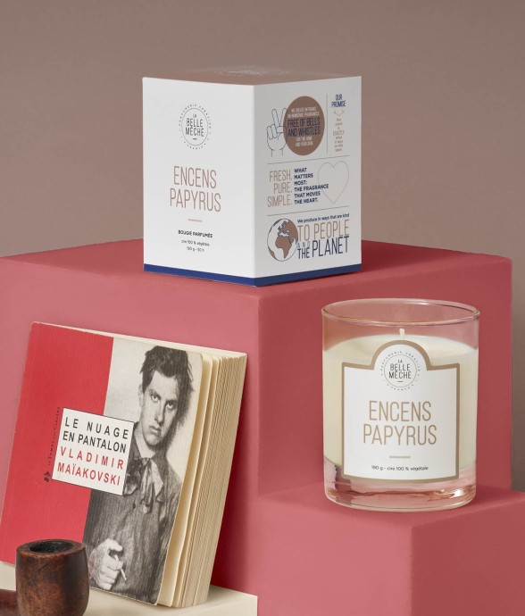 Bougie parfumée encens...