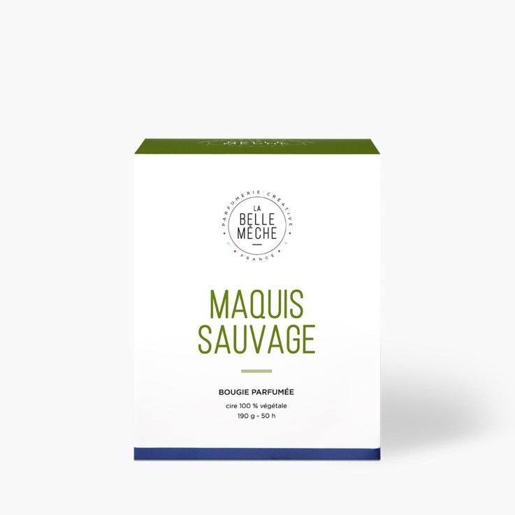 Bougie parfumée maquis sauvage (190g)