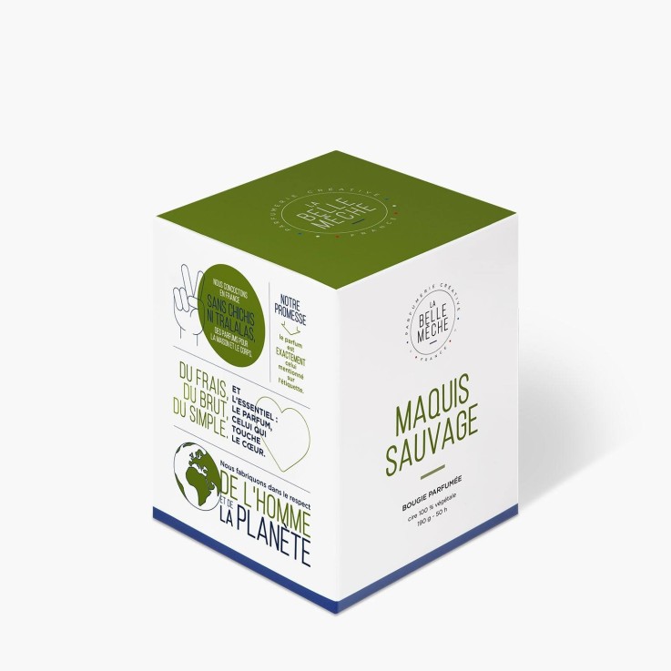 Bougie parfumée maquis sauvage (190g)