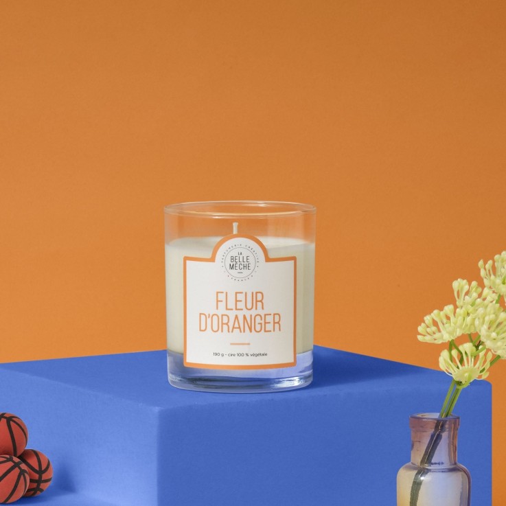 Bougie parfumée fleur d'oranger (190g)