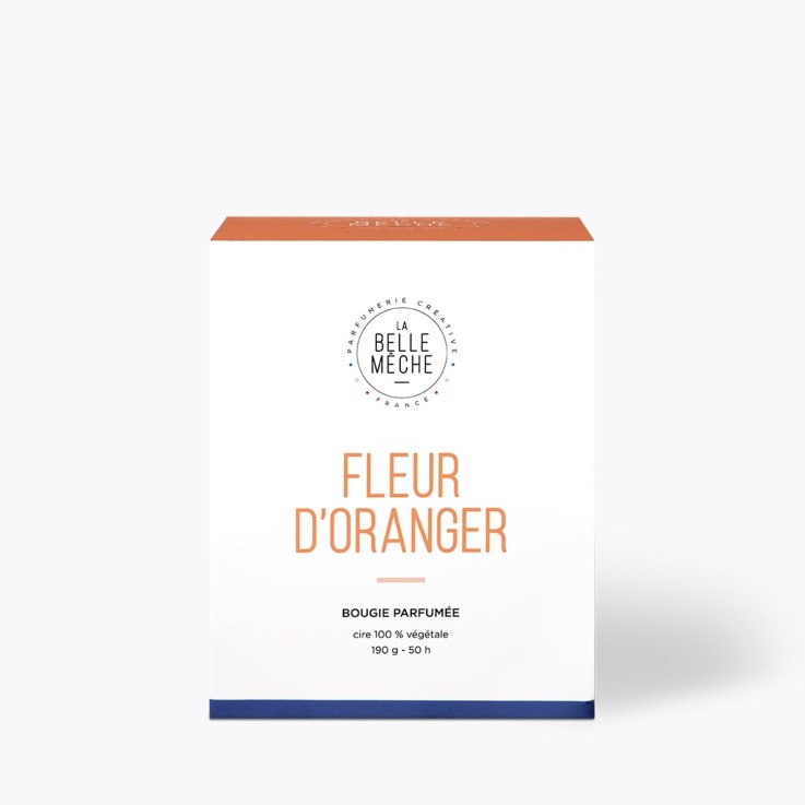 Bougie parfumée fleur d'oranger (190g)