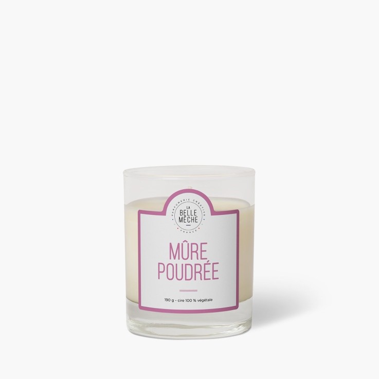 Bougie parfumée mûre poudrée (190g)