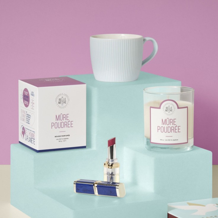 Bougie parfumée mûre poudrée (190g)
